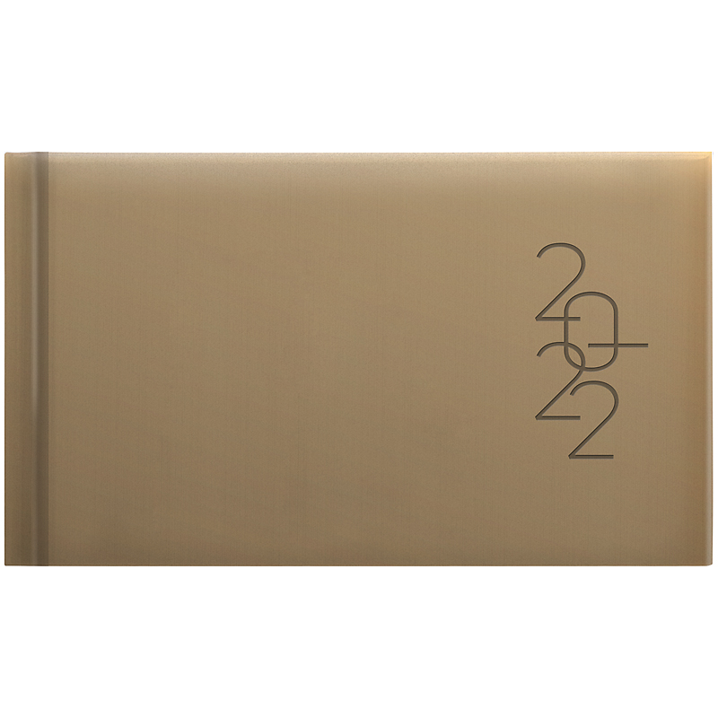 Щотижневик датований 2022 кишеньковий Графо, 15,3х8,7см., золот. Brunnen - фото 2