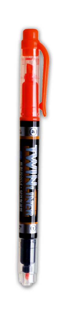 Маркер текстовий 1-5мм., двосторонній, помар. Dong-A - фото 1