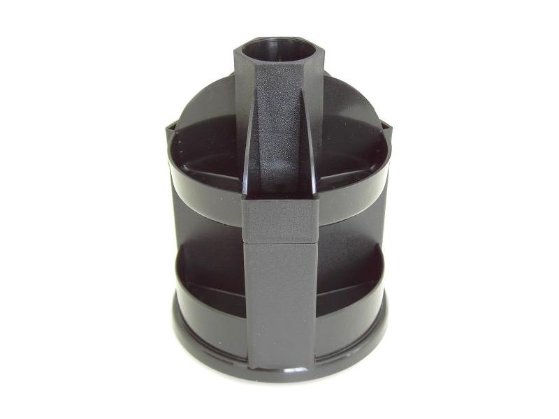 Підставка для ручок і канцтоварів обертова, мала, чорн. Спектр - фото 1