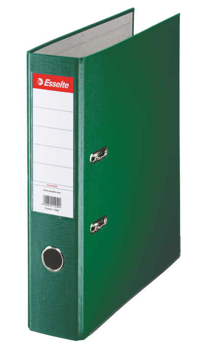 Реєстратор 7,5см. А4 (PP), Econom, зелен. Esselte - фото 1