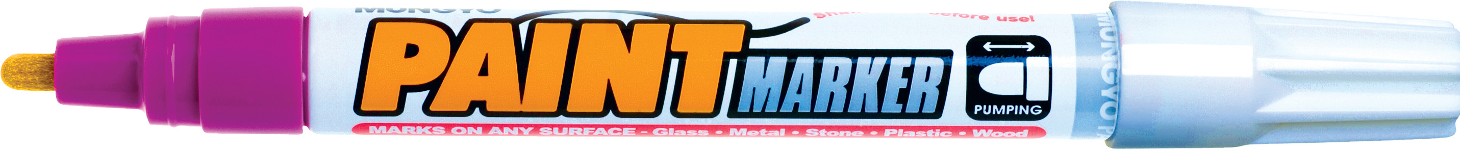 Маркер масляный, круглое острие 2-4мм., розов. Mungyo - фото 1