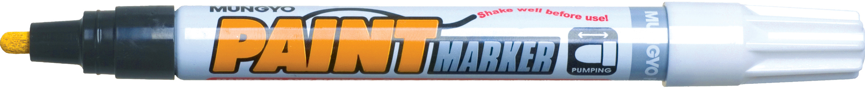 Маркер масляний, круглий наконечник 2-4мм., чорн. Mungyo - фото 1