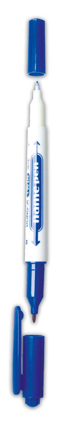 Маркер перманентний для CD/DVD, 1-2мм., двосторонній. син. Dong-A - фото 1