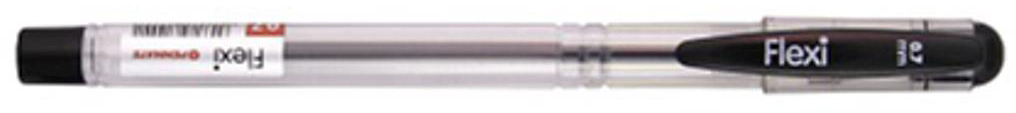 Ручка шариковая Flexi, 0,7мм., масляная, корпус прозрачный, стержень черн. Penmate - фото 5