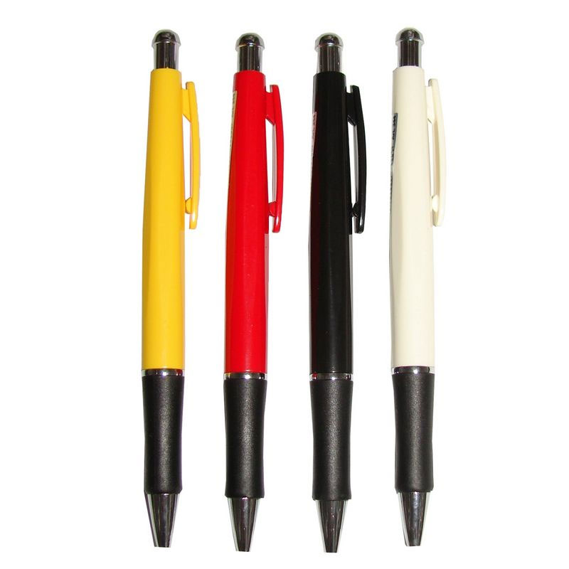 Ручка кулькова автоматична Kansas корпус асорт., ст. син. асорті NORMA - фото 1