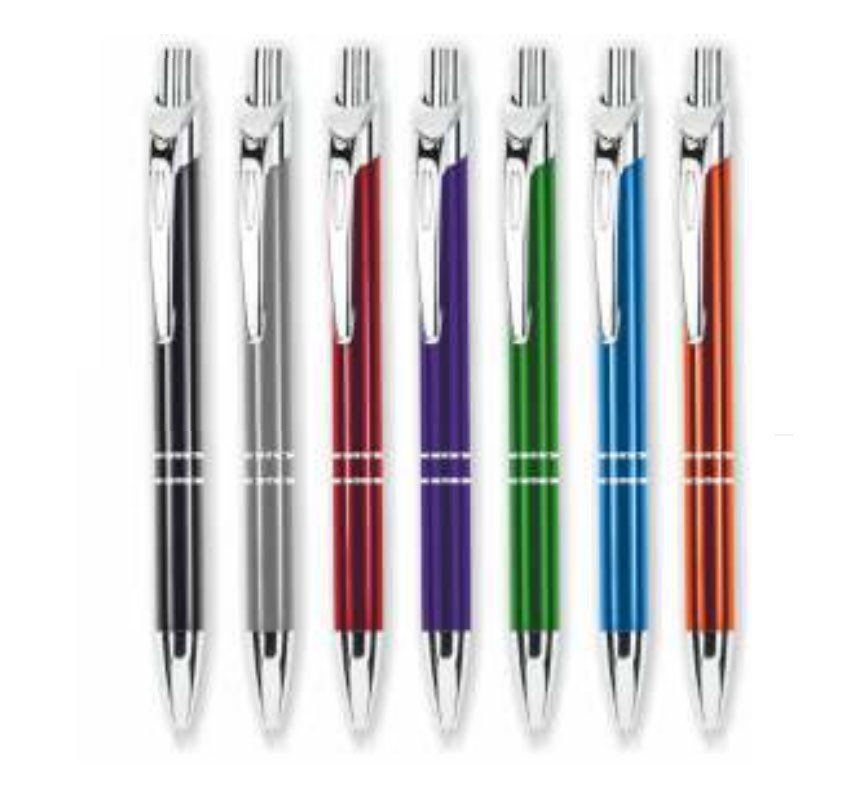 Ручка кулькова автоматична Lux, корпус срібл, ст. син. Penmate - фото 1