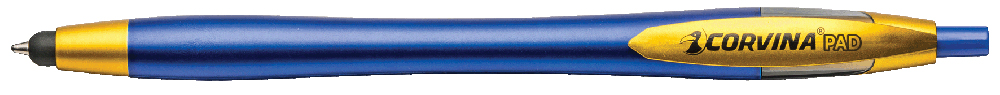 Ручка кулькова автом. Pad 1,0мм., корпус син., ст. син. Corvina - фото 1