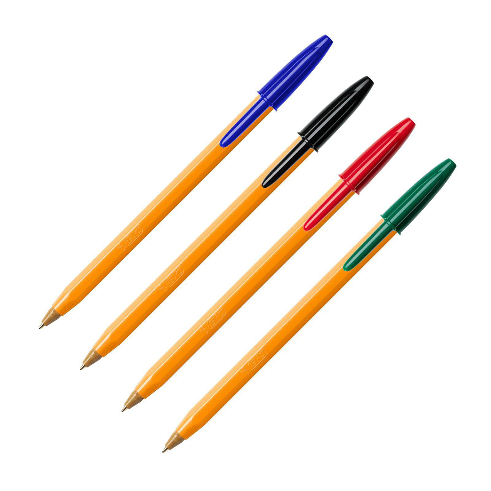 Ручка кулькова ORANGE, набір 4шт/уп. Bic - фото 1