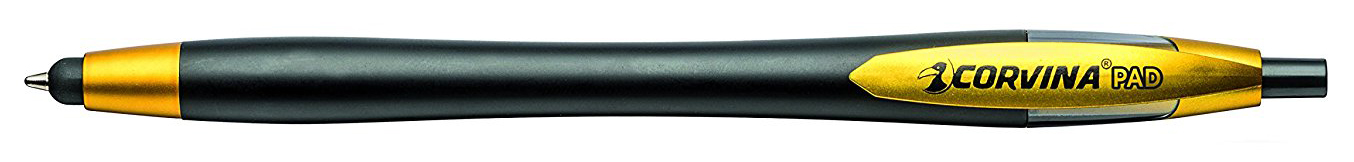 Ручка шариковая автоматическая Pad 1,0мм., корпус черн., ст. черн. Corvina - фото 1