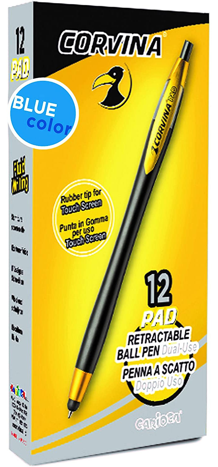 Ручка шариковая автоматическая Pad 1,0мм., корпус черн., ст. черн. Corvina - фото 2