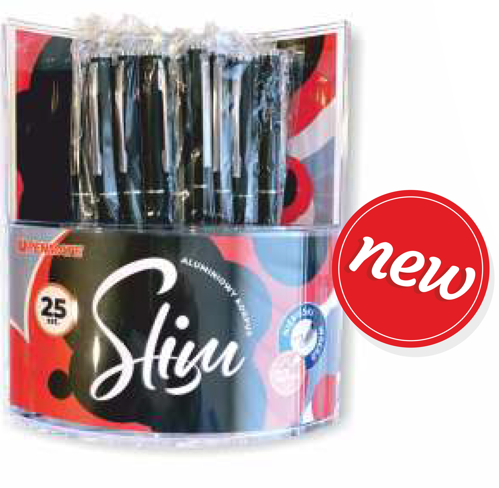 Ручка кулькова автоматична SLIM BLACK, корпус металевий чорний, стержень синій Penmate - фото 2