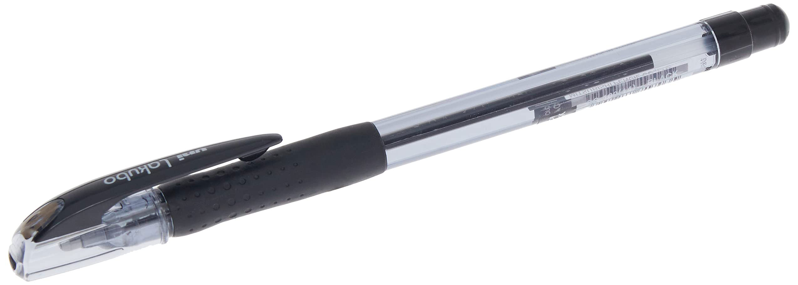 Ручка шариковая Lakubo micro, 1,4мм., корпус прозр., стержень черн. Uni - фото 3