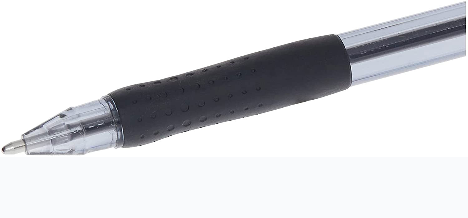 Ручка шариковая Lakubo micro, 1,4мм., корпус прозр., стержень черн. Uni - фото 4