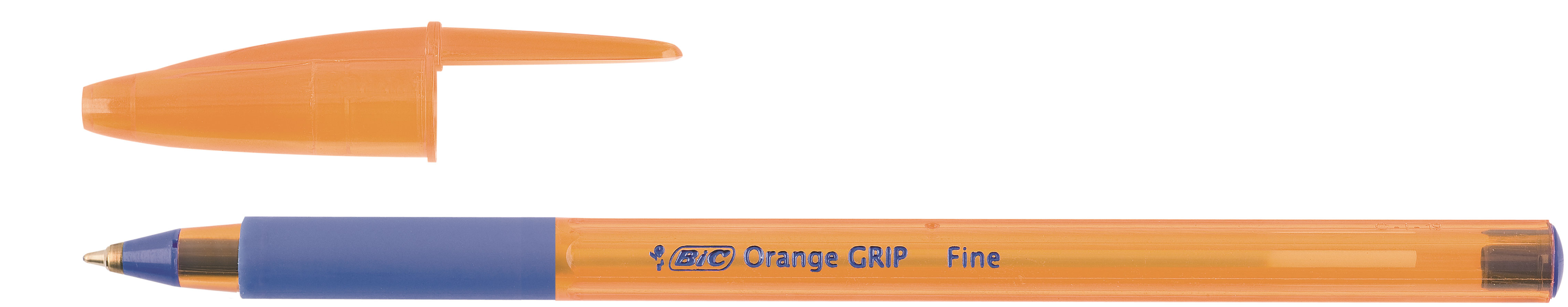 Ручка кулькова ORANGE Grip, корпус помаранч., ст. син. Bic - фото 2