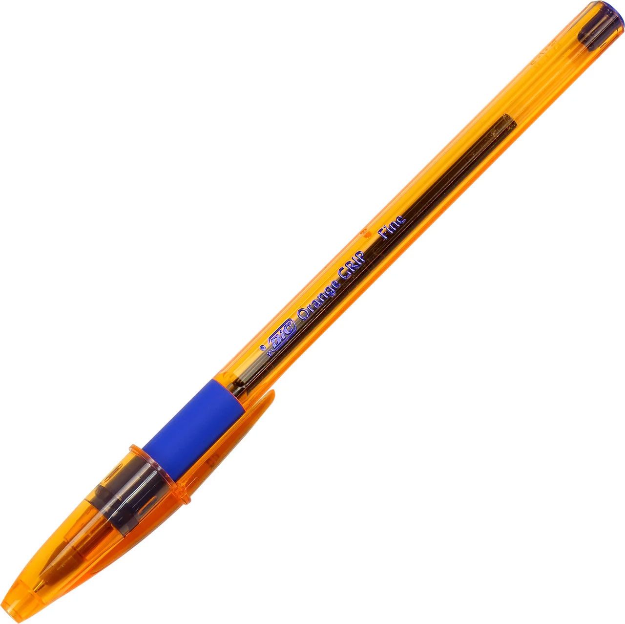 Ручка кулькова ORANGE Grip, корпус помаранч., ст. син. Bic - фото 3