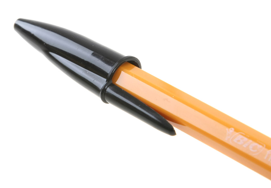 Ручка шариковая Orange, корпус оранж., стержень черн. Bic - фото 2