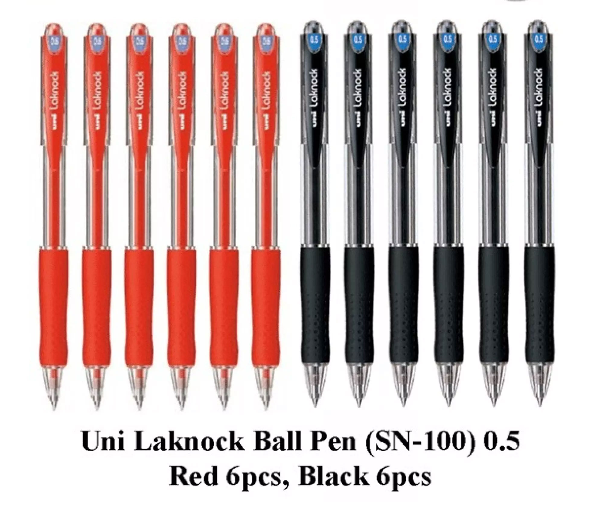 Ручка шариковая Lakubo micro, 0,5мм., корпус прозр., стержень син. Uni - фото 6