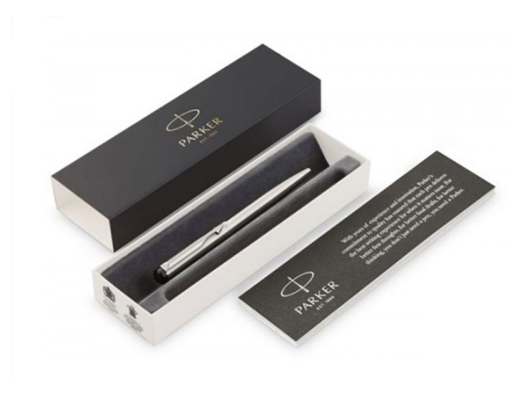 Ручка кулькова Vector Stainless SteelCT - сталь, затиск - сталь Parker - фото 3