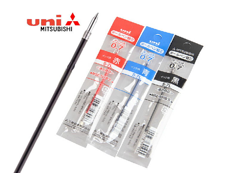 Стержень кульковий uni SD-102, довгий, 0,7мм., чорн. Uni - фото 3