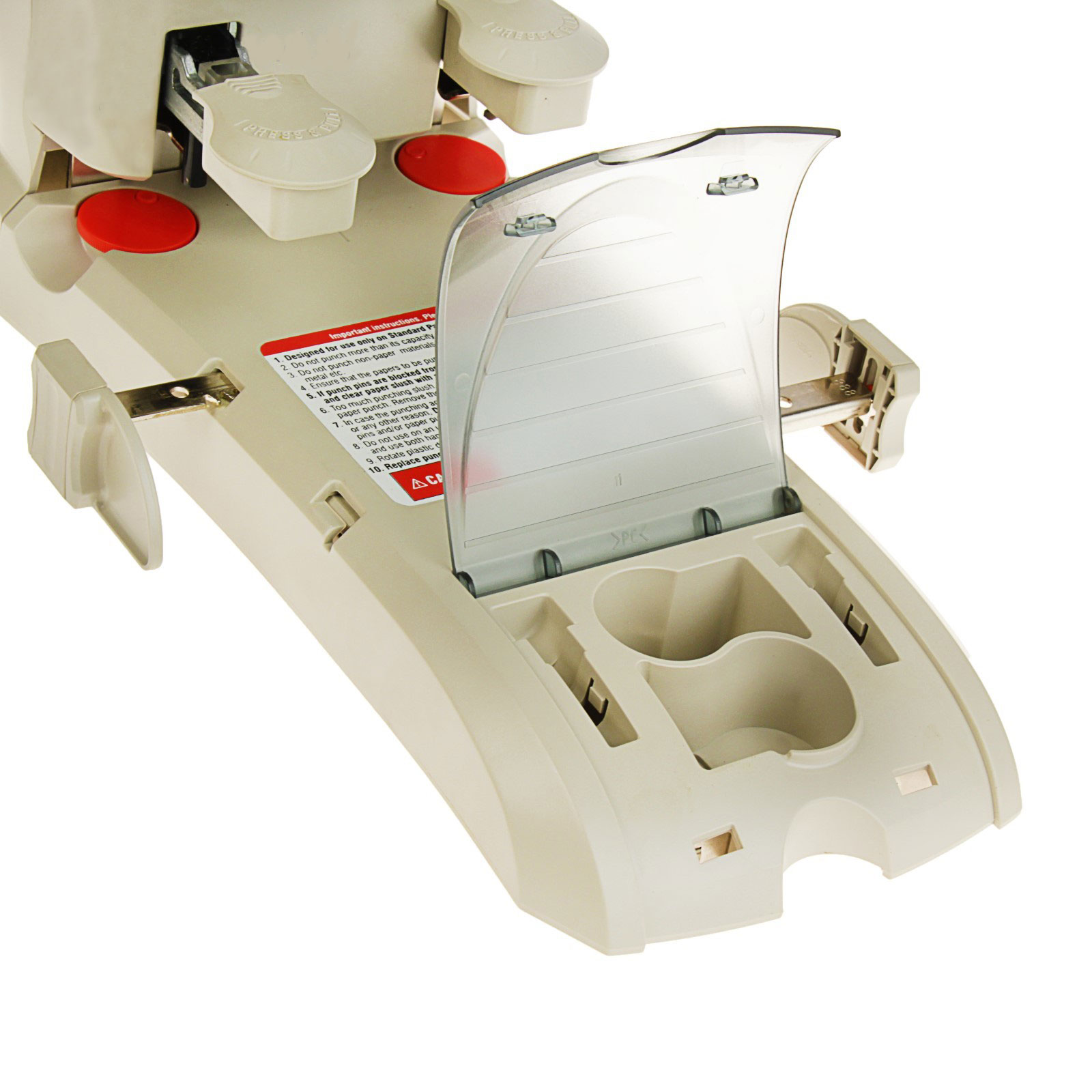 Діркопробивач великий, на 2 отвори, до 150 аркушів HDP-2160N, асорті Kangaro - фото 4