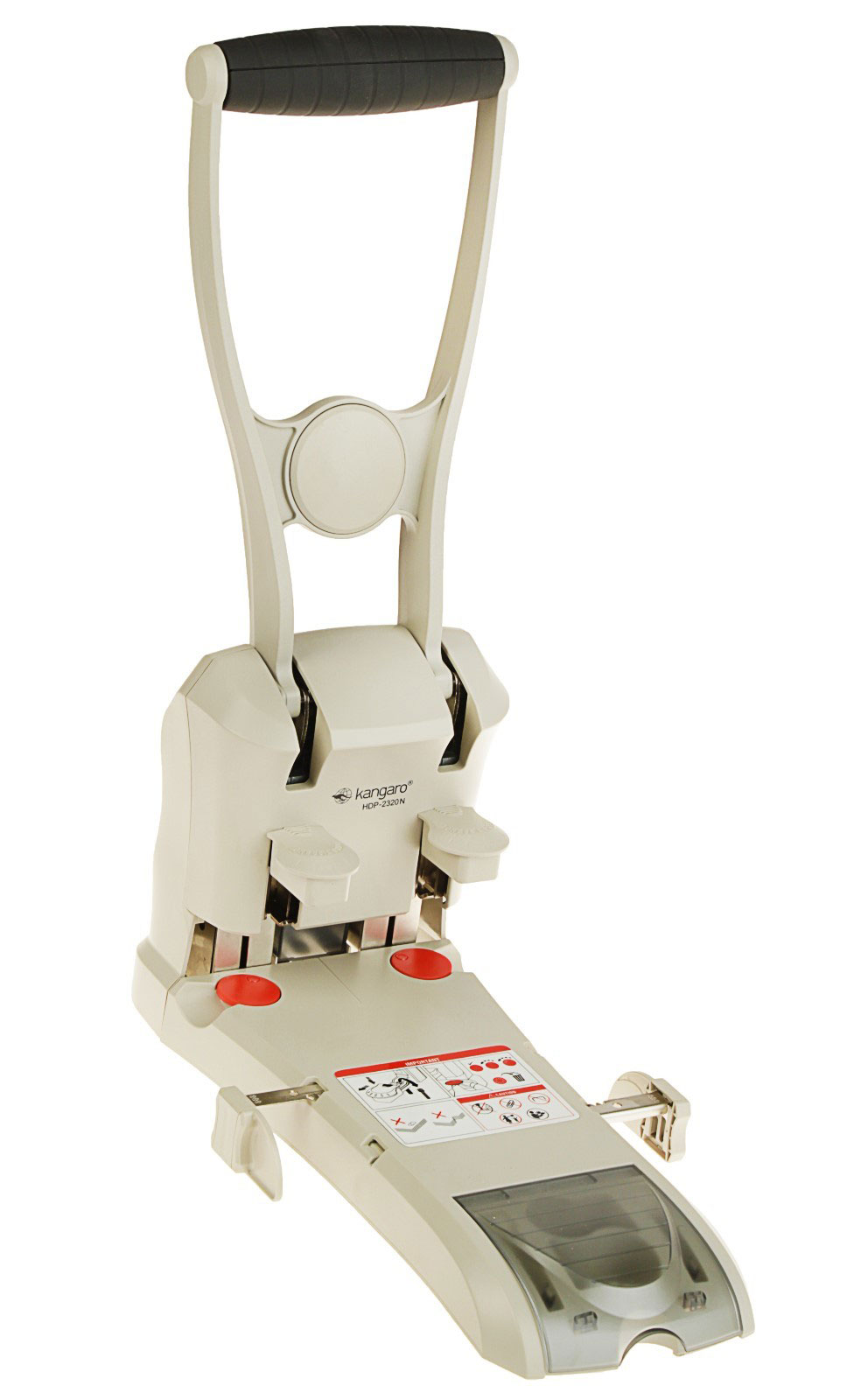 Діркопробивач великий, на 2 отвори, до 280 аркушів HDP-2320N, чорн. Kangaro - фото 2