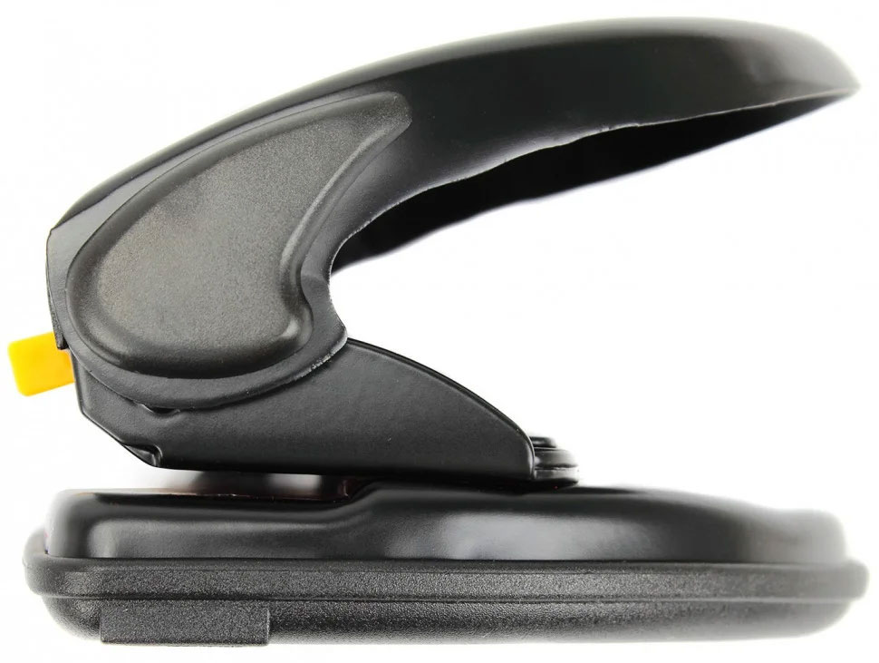 Дырокол на 2 отверстия, до 20 листов (4319), металлический, черн. Scholz - фото 3