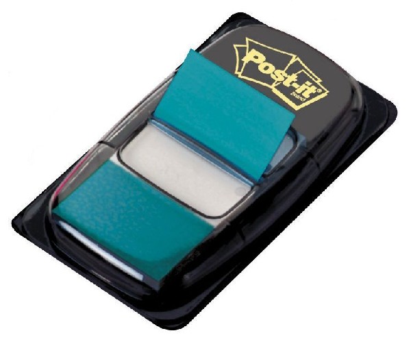Закладки Post-it INDEX 25,4*43,2мм., 50 листов, голуб. 3M - фото 1
