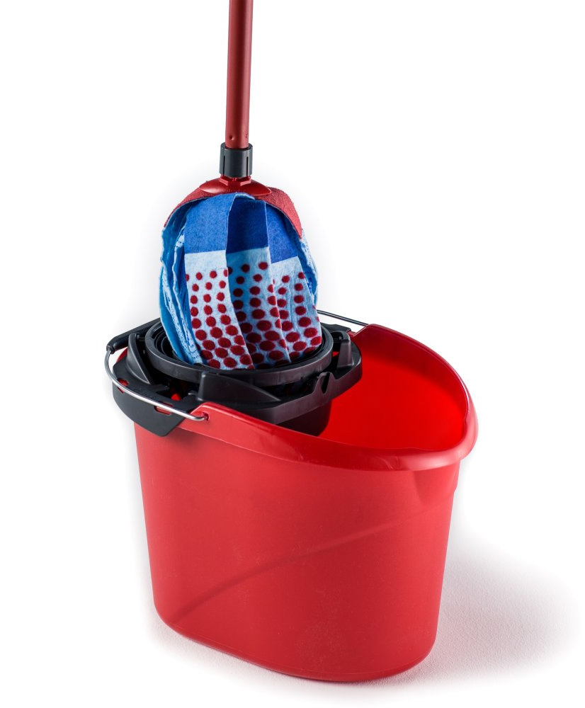 Ведро овальное, 10л., со встроенным отжимом. Super Mocio, пластик, красн. Vileda - фото 2