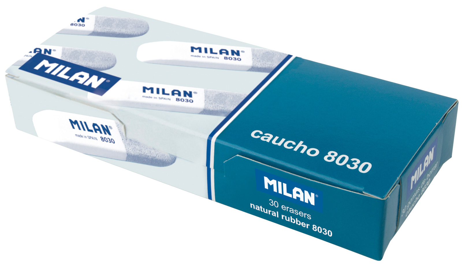 Гумка 8030 подвійна, абразивна MILAN - фото 3