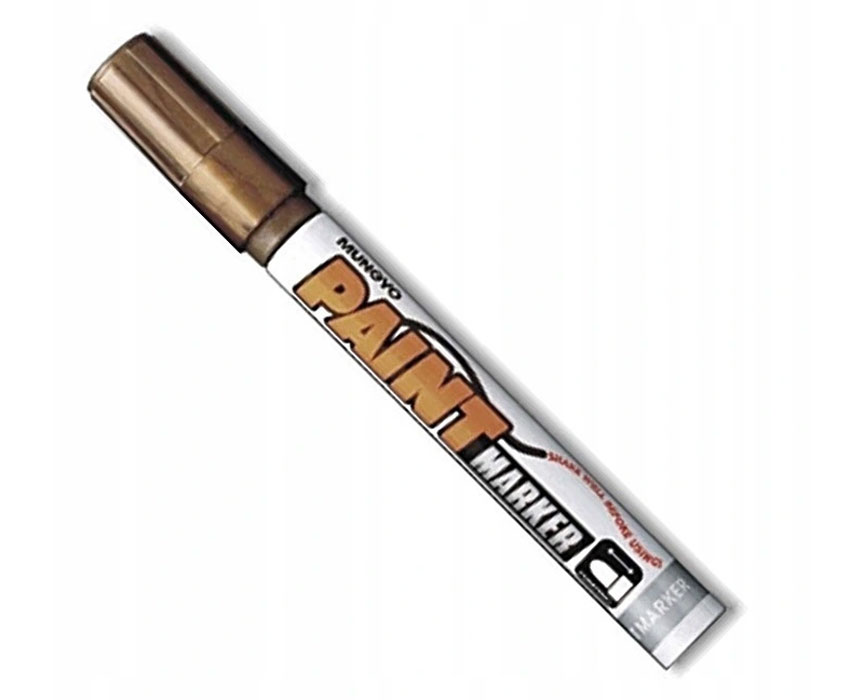 Маркер масляний, круглий накінечник 2-4мм., коричн. Mungyo - фото 2