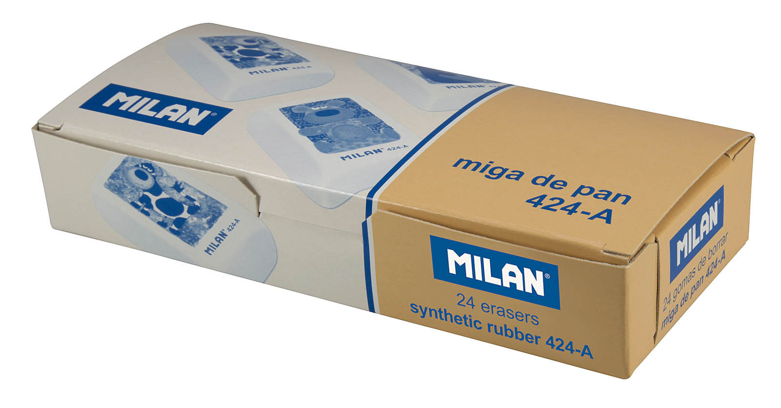 Гумка 424А, синтетична, біл. MILAN - фото 1