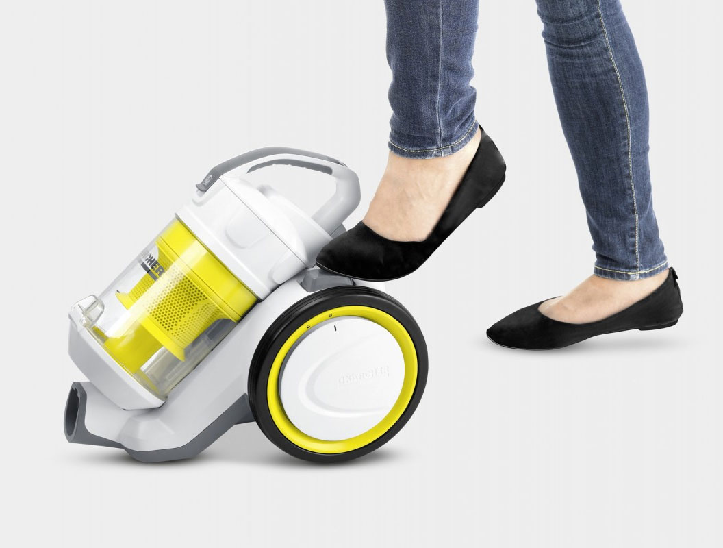 Пылесос для сухой уборки с контейнером, 700Вт, VC 3 PREMIUM, бел. Kaercher - фото 1