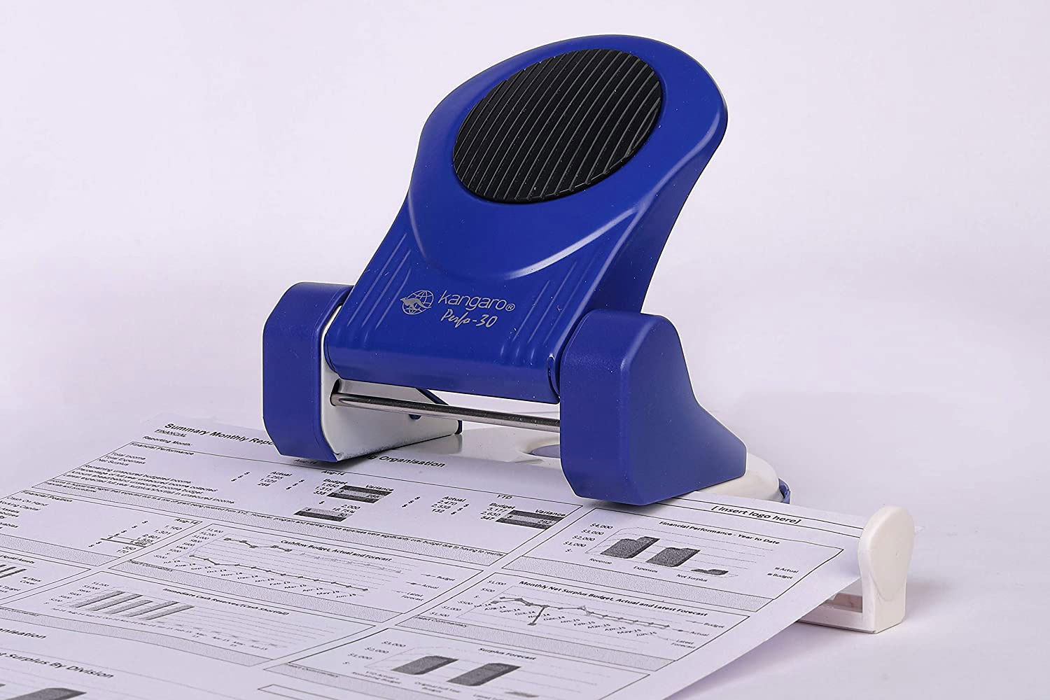 Дырокол на 2 отверстия, до 30 листов 