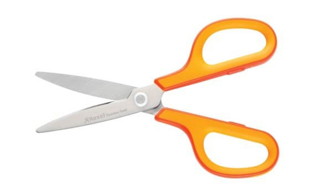 Ножиці 18,2см. X3, помар. Rexel - фото 1