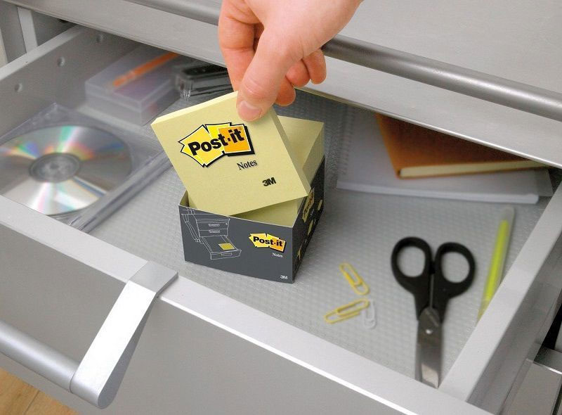 Блок паперу з клейким шаром Post-it 38*51мм.*100л, 3шт/уп., жовт. 3M - фото 1