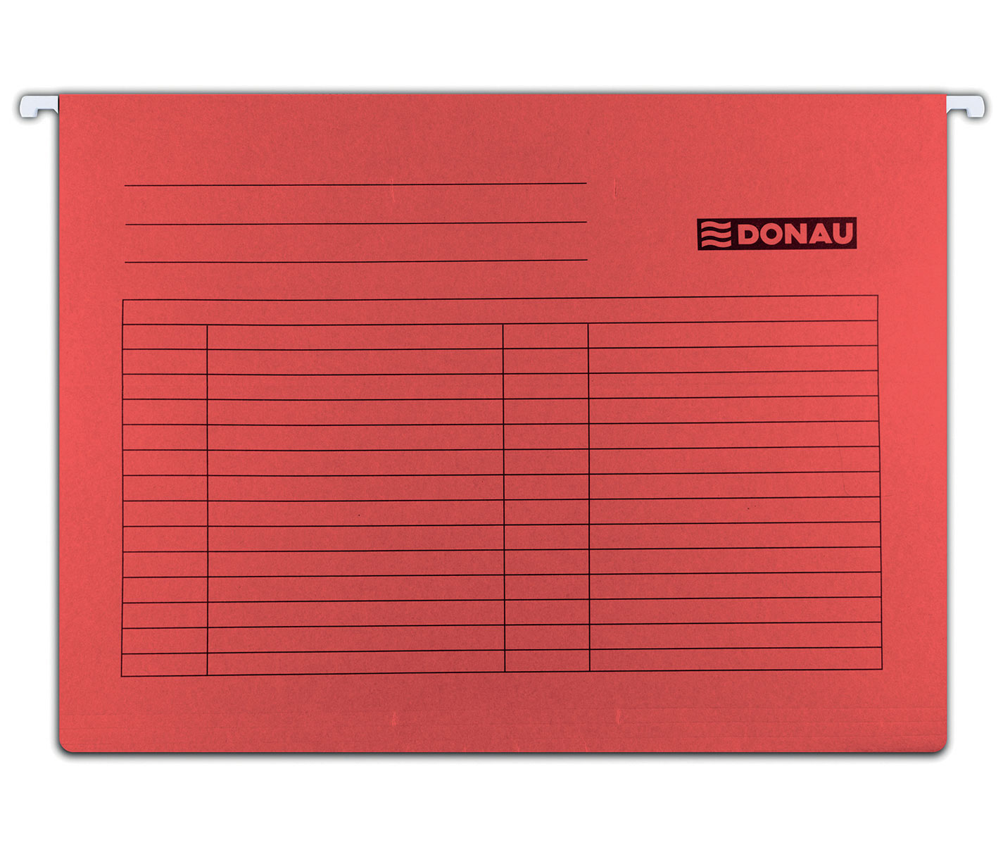 Файл підвісний (25шт/уп.), черв. DONAU - фото 1