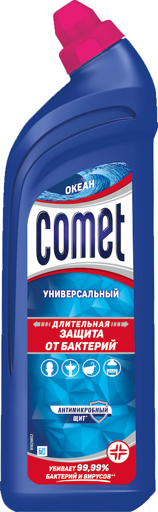 Гель для чищення універсальний, 700мл. Океан COMET - фото 1