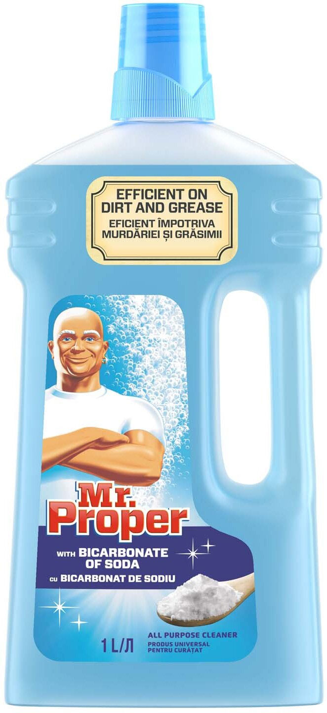 Средство универсальное моющее, 1000мл. Деликатная уборка с содой Mr.Proper - фото 2