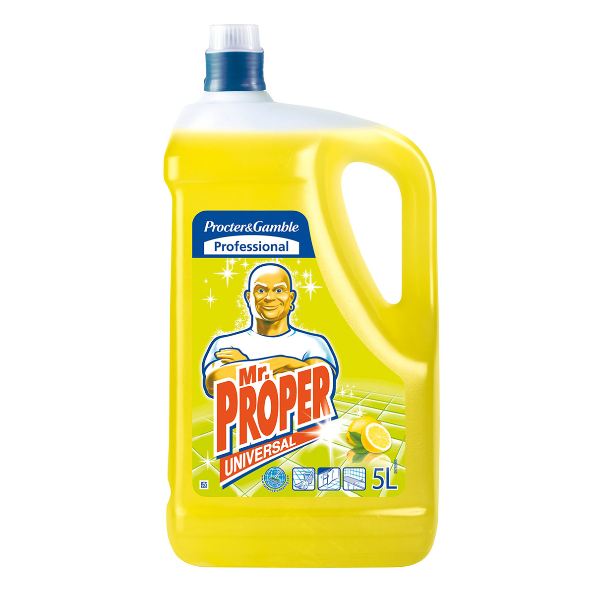 Средство универсальное моющее для твердых поверхностей, 5л. Лимон Mr.Proper - фото 1