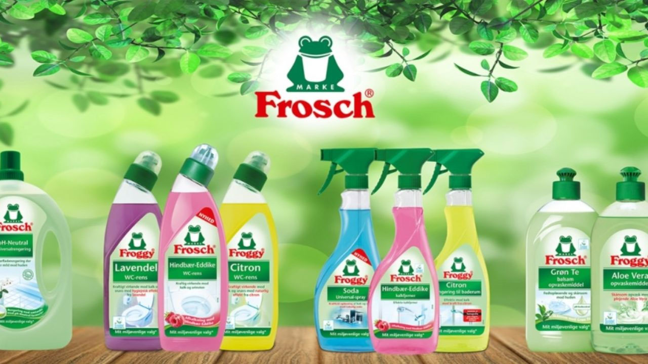 Засіб для чищення унітазів, 750мл., гель, Лимон Frosch - фото 1