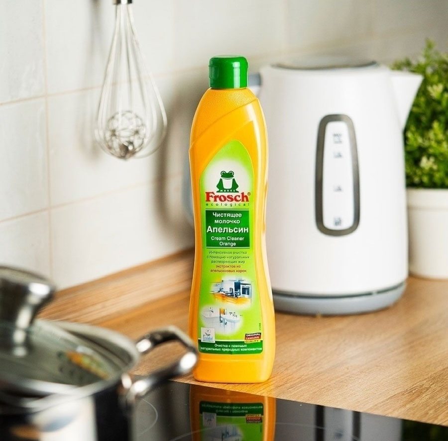 Чистящее молочко, 500мл. Апельсин Frosch - фото 1