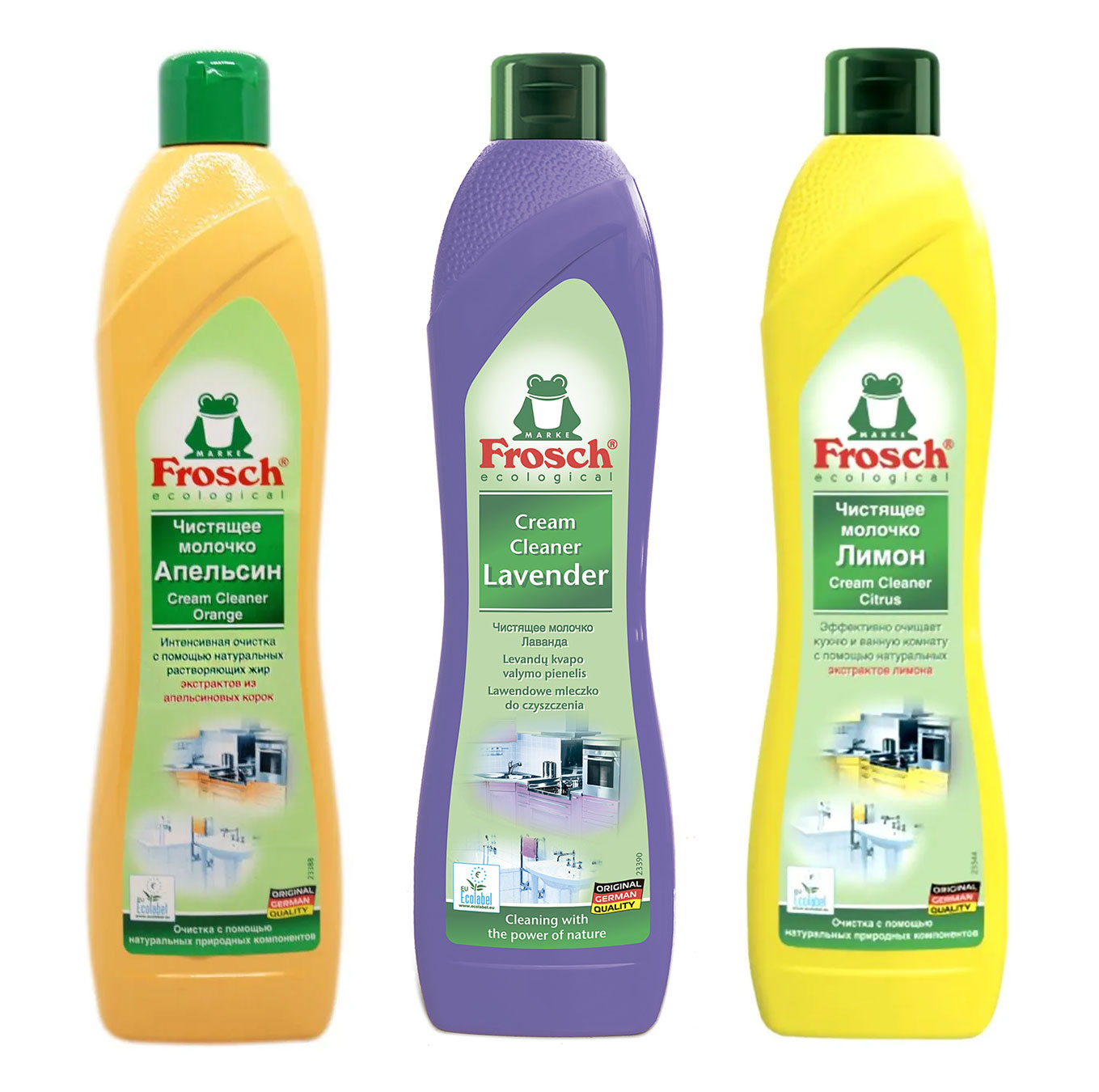 Чистящее молочко, 500мл. Апельсин Frosch - фото 2