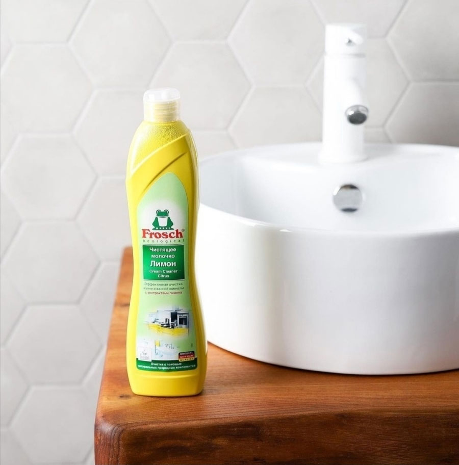 Чистяче молочко, 500мл. Лимон Frosch - фото 3
