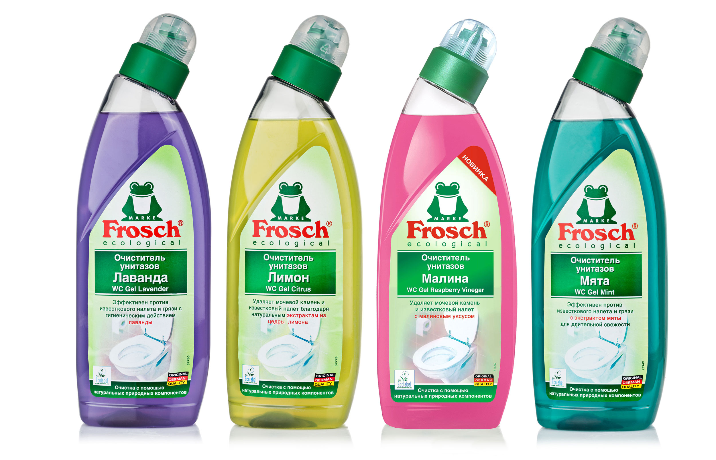 Засіб для чищення унітазів, 750мл., гель, Лаванда Frosch - фото 2
