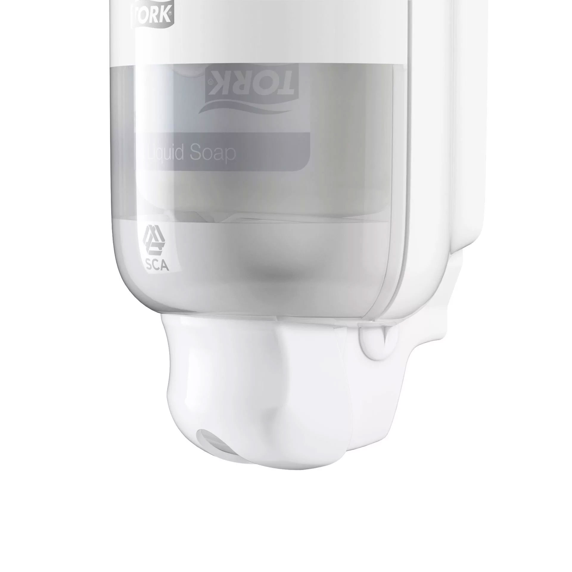 Диспенсер для жидкого мыла Макси 1000 порций, 1л, пластик, (S1), бел. Tork - фото 5