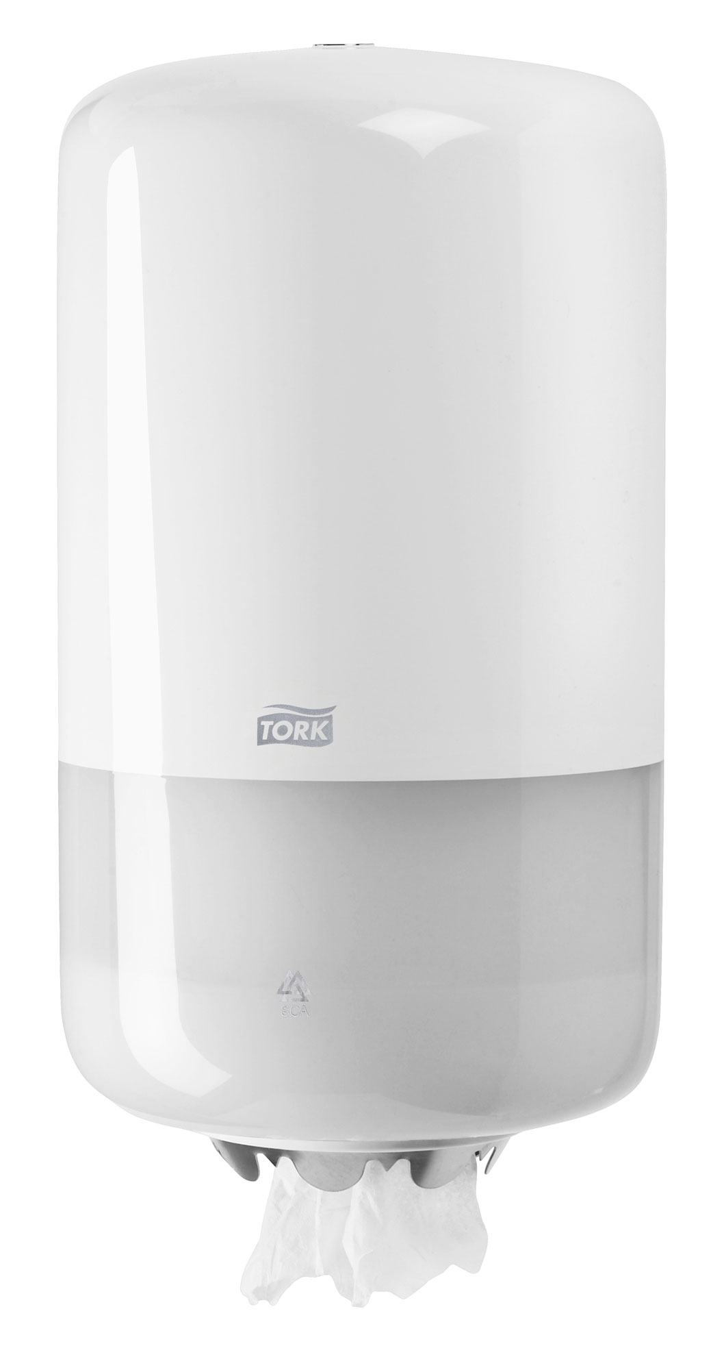 Диспенсер для полотенец в рулонах с центральной вытяжкой Elevation, пластик, Мини, (M1), бел. Tork - фото 1