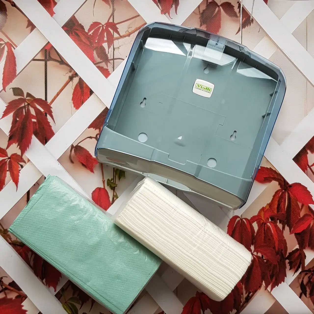 Тримач для рушників ZZ (V)-складки, пластик, прозор. Турція - фото 1