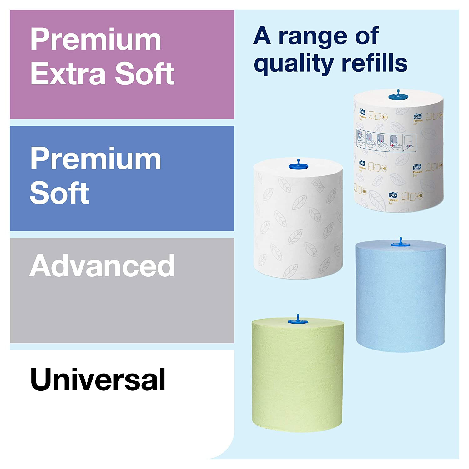 Диспенсер для полотенец в рулонах, ударопрочный Elevation,  Matic, (H1), черн. Tork - фото 4