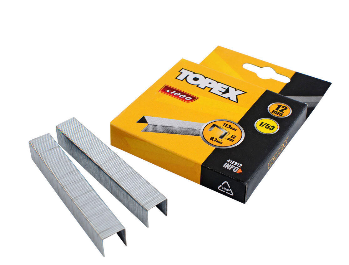 Скобы TOPEX J 14 мм, 1000 шт/уп. TOPEX - фото 3