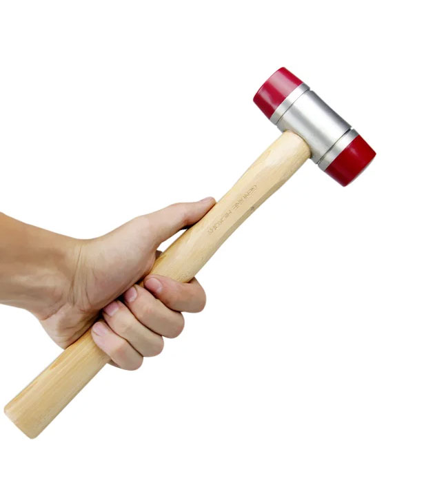 Молоток рихтовочный (киянка), 344 гр., мягкий боек King Tony - фото 3